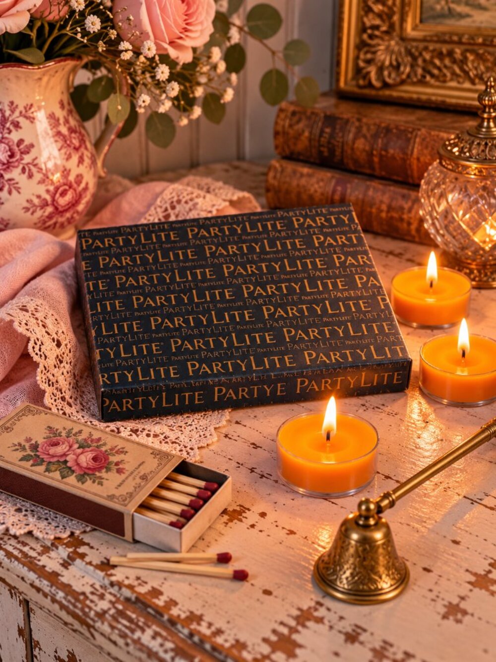 PartyLite Mango Magic Universal Tealight Candles Box of 11